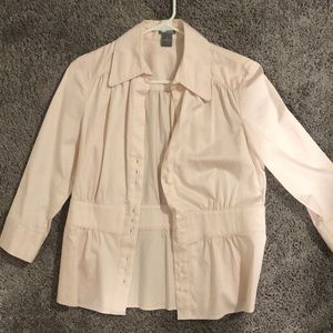 Ann Taylor 3/4 sleeve button-down